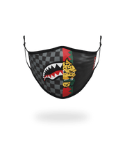 ADULT SPUCCI SPLIT FORM-FITTING FACE MASK