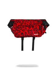 RED LEOPARD CROSSBODY TRANSPORTER