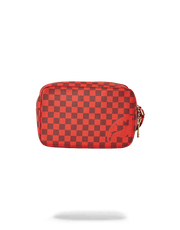 SHARKS IN PARIS RED TOILETRY AKA MONEY BAGS