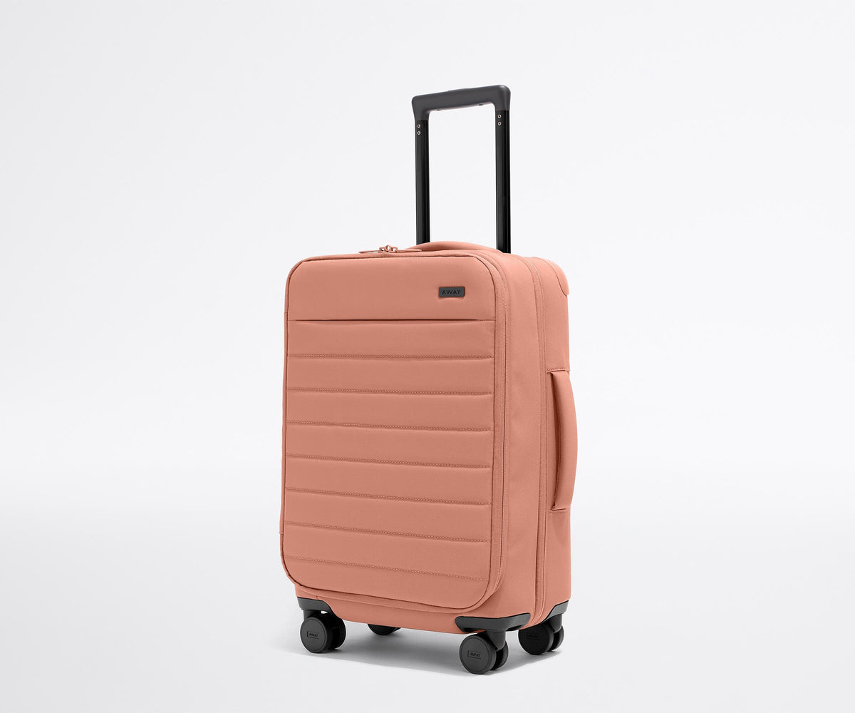 Softside Carry-On in Clay Pink