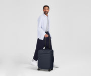 Softside Bigger Carry-On in Navy Blue