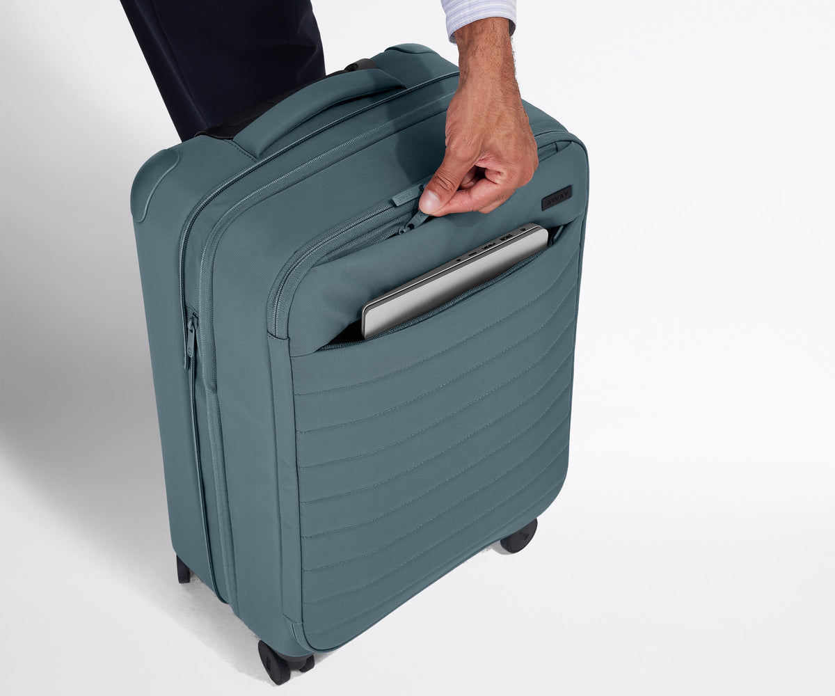 Softside Bigger Carry-On in Coast Blue