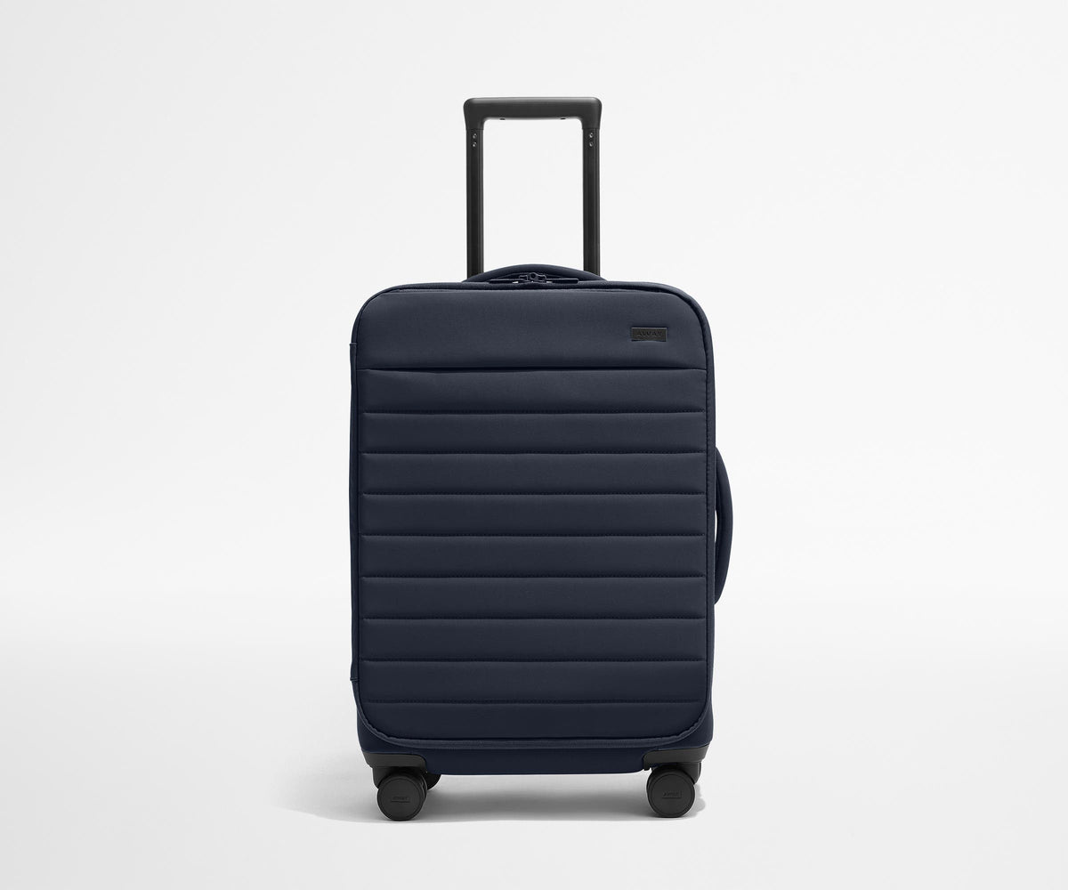 Softside Bigger Carry-On in Navy Blue
