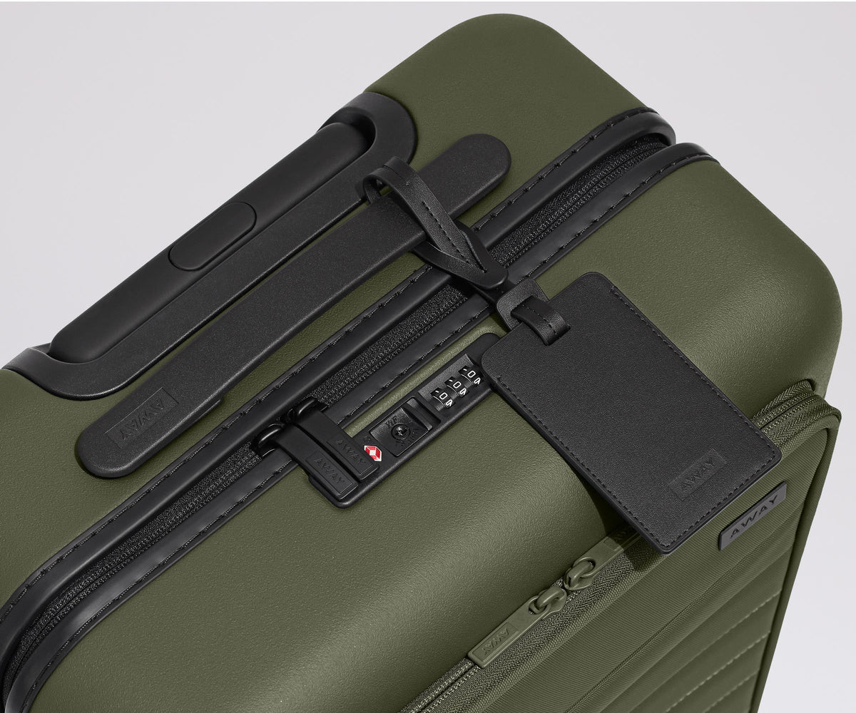 The Executive Bigger Carry-On in Olive Green