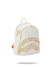 RIVIERA LE BLANC GOLD CHAIN SHARK SAVAGE BACKPACK