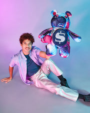 SHARKCLUB ELECTRONICA MONEYBEAR TEDDYBEAR BACKPACK