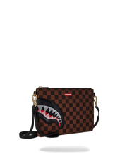 LENTICULAR EFFECTS CROSSOVER CLUTCH W/ SHOULDER STRAP