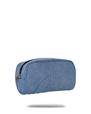 STONE WASHED SHARK PENCIL POUCH