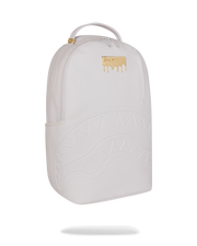 GOLD BRICK LUXE WHITE BACKPACK