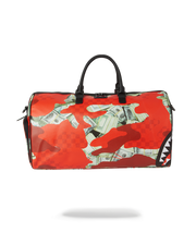 MONEY CAMO (RED) DUFFLE