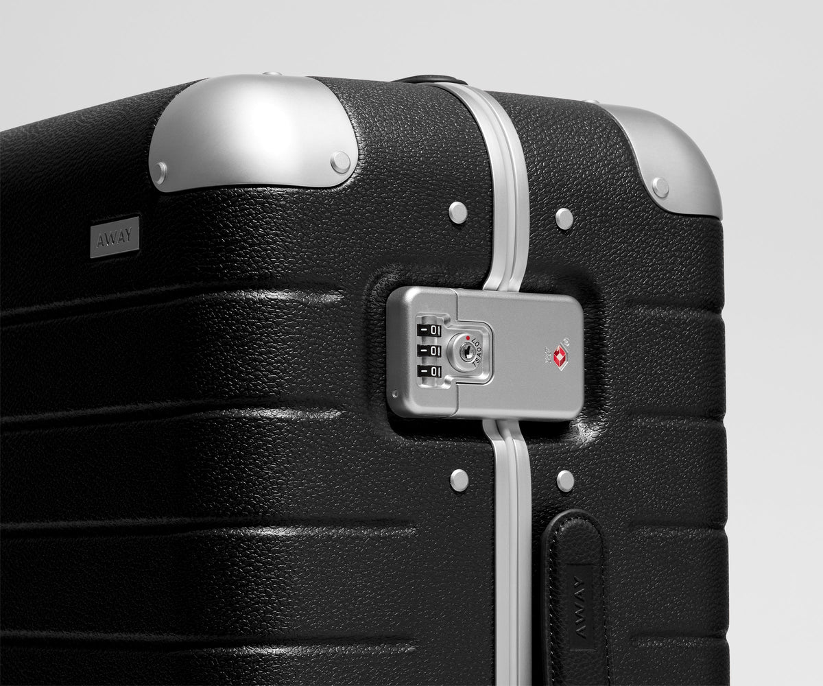 The Aluminum Edge Carry-On in Jet Black