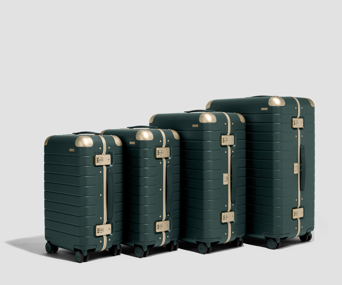The Aluminum Edge Carry-On in Ivy Green