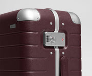 The Aluminum Edge Large in Oxblood Red