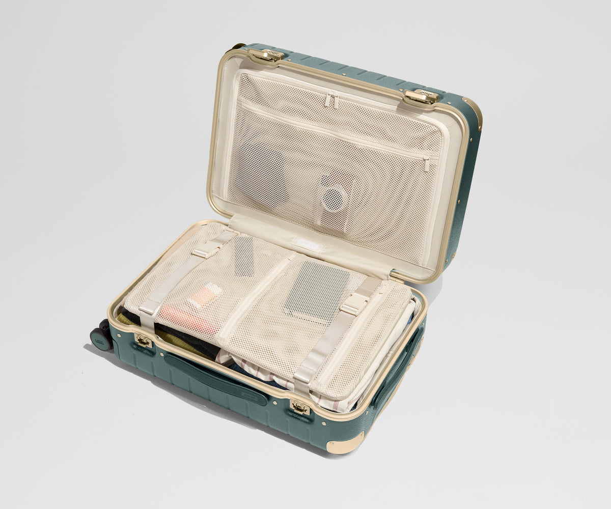 The Aluminum Edge Bigger Carry-On in Ivy Green