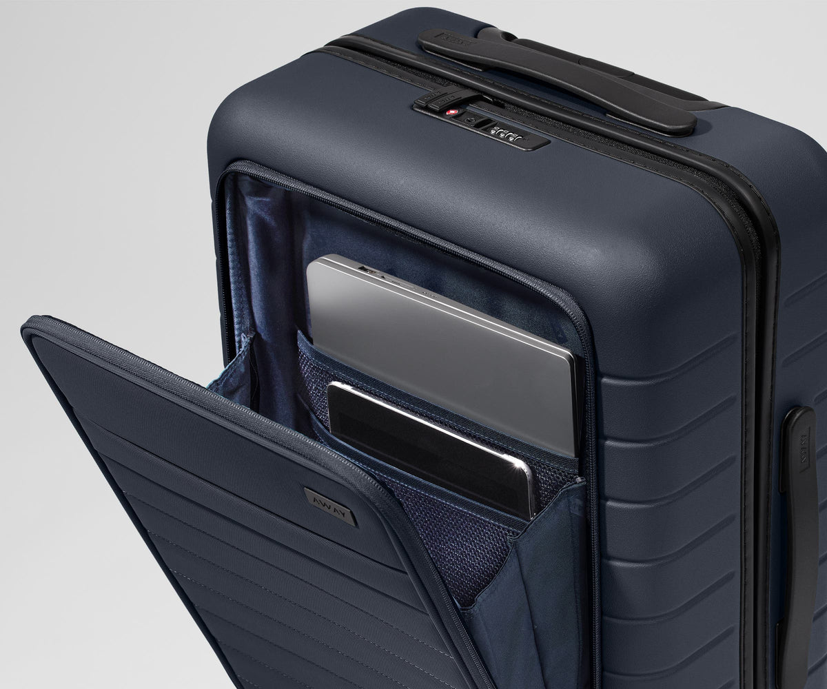 The Executive Carry-On in Navy Blue