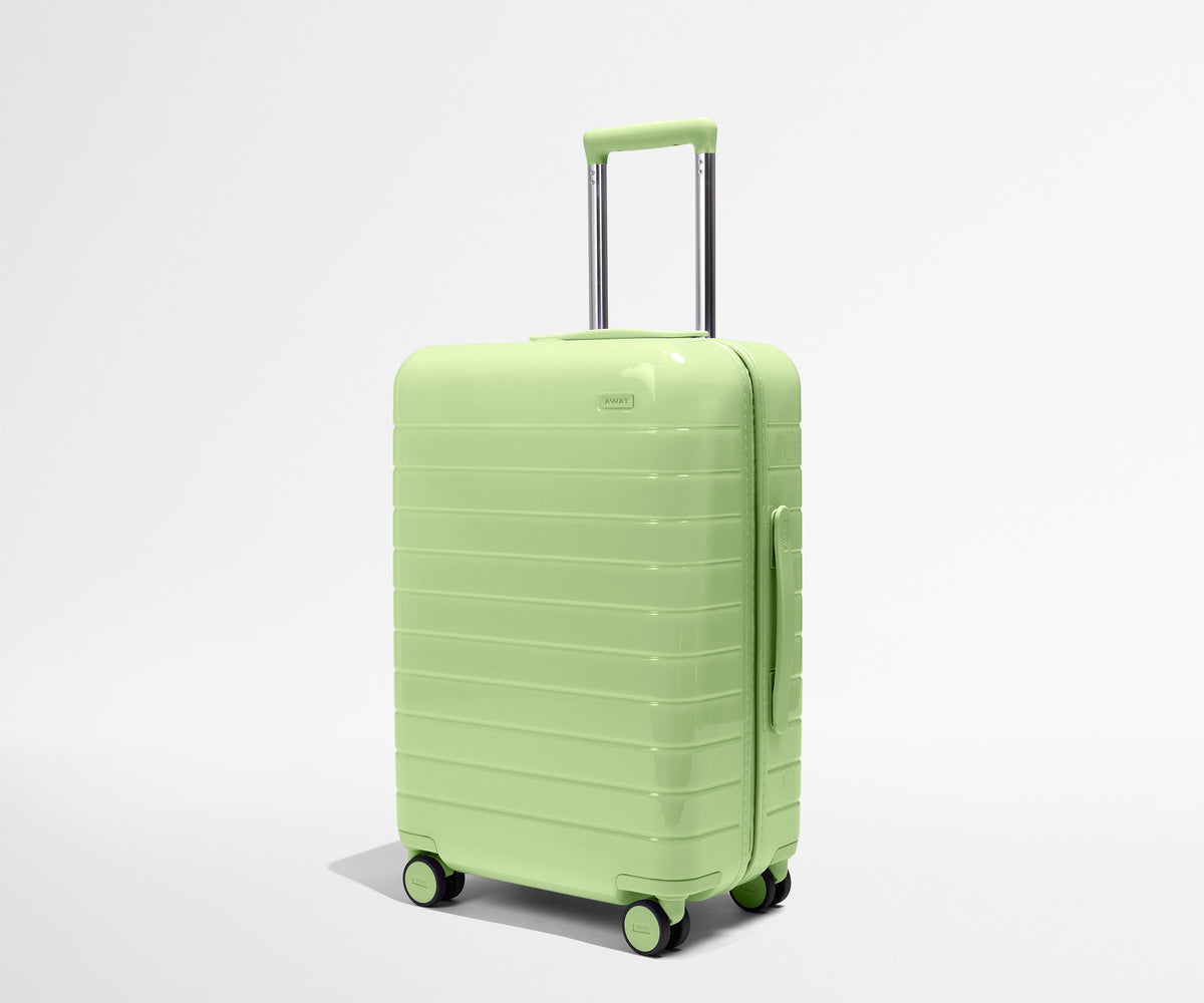 The Bigger Carry-On in Glazed Matcha Milk Green