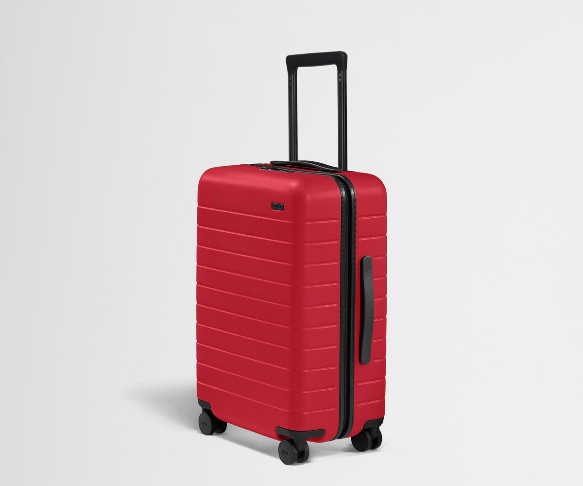 The Bigger Carry-On in Cherry Red