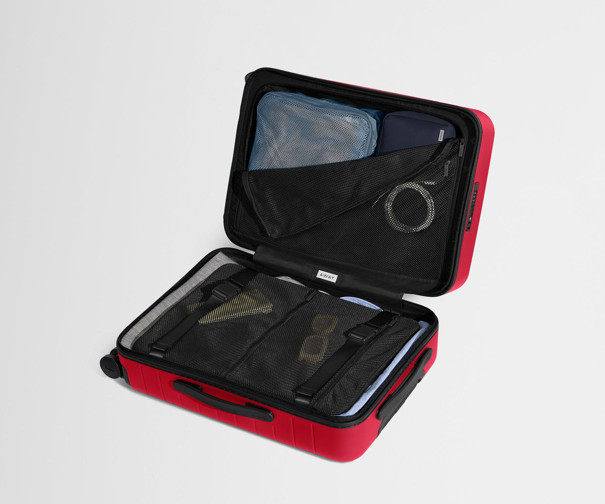 The Bigger Carry-On in Cherry Red