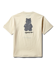 SHORT SLEEVE GRAPHIC MONEY BEAR T-SHIRT (APRICOT)