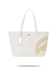 RIVIERA LE BLANC GOLD CHAIN SHARK TOTE
