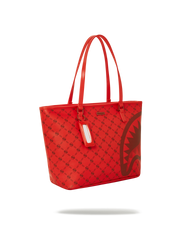 MONEY PATTERN BRICK TOTE