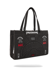 GRID LOCKED TORTUGA TOTE