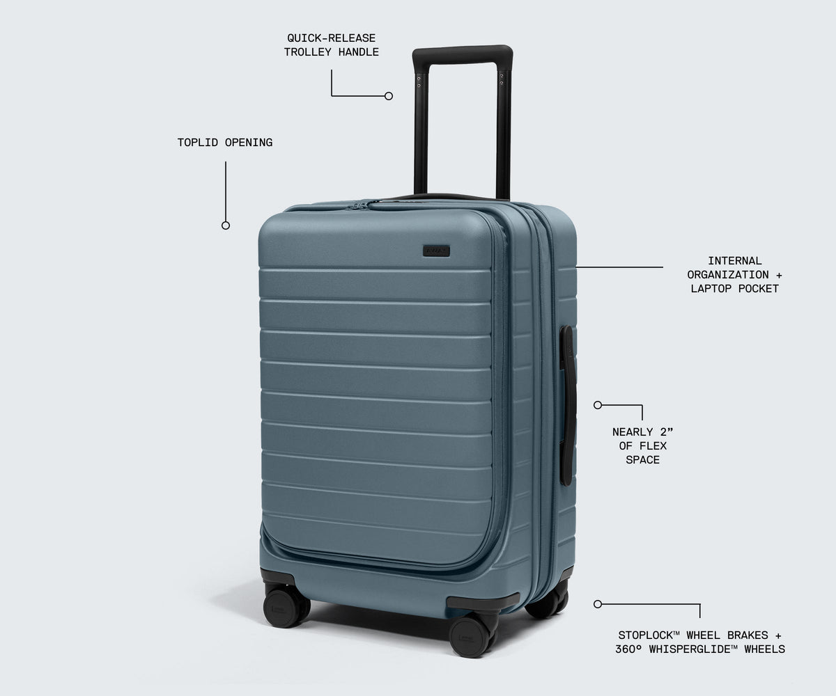 Topside Bigger Carry-On in Jet Black