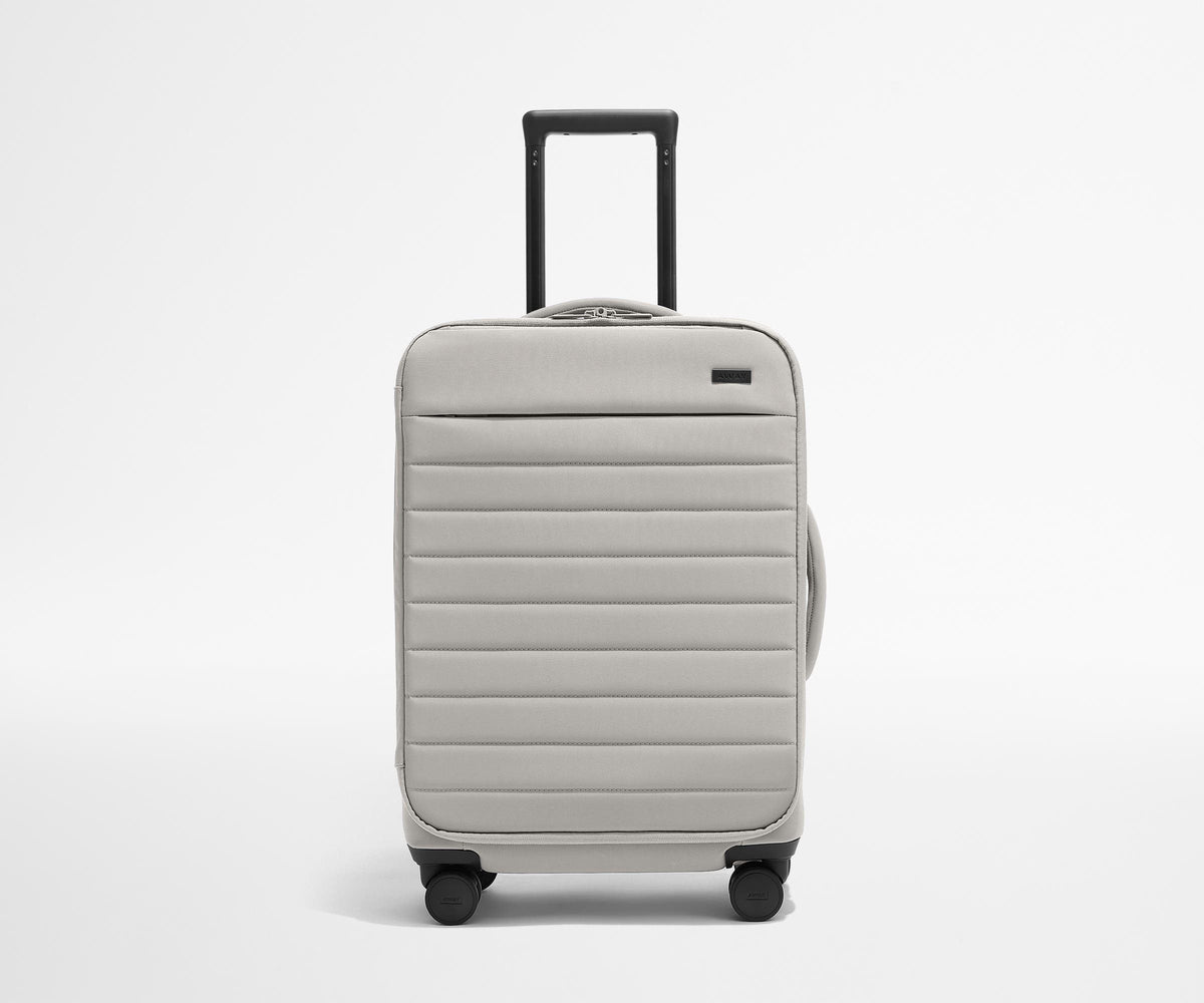 Softside Bigger Carry-On in Cloud Gray