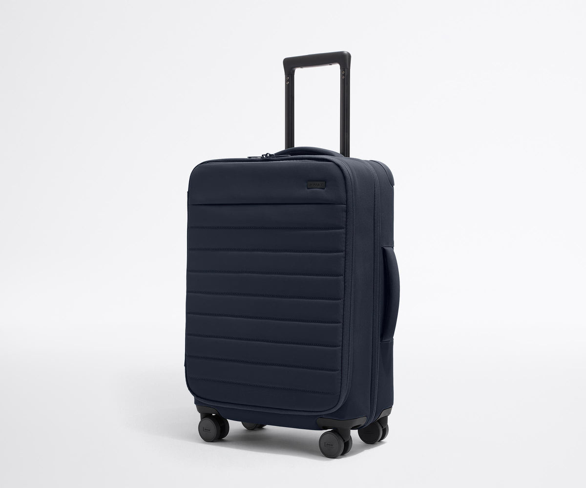 Softside Bigger Carry-On in Navy Blue