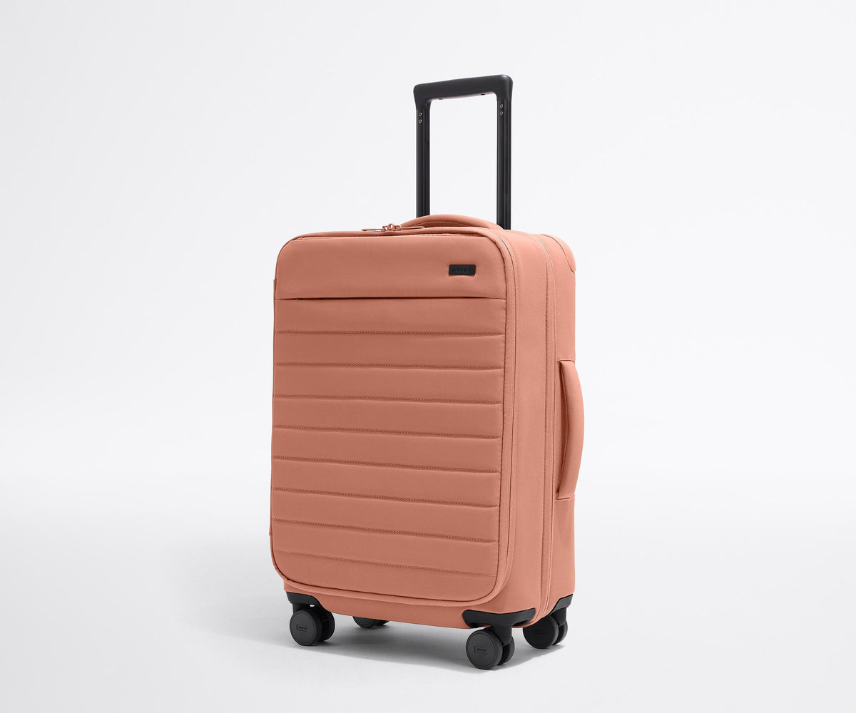 Softside Bigger Carry-On in Clay Pink