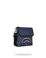 MIDNIGHT MAGIC SHARKS IN PARIS MESSENGER SLING BAG
